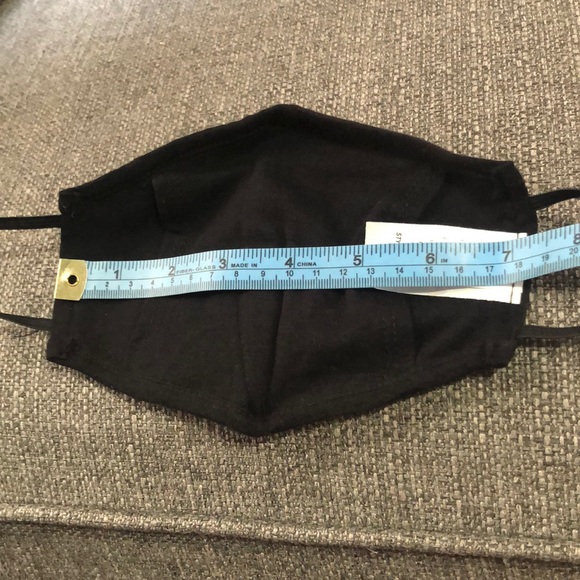 New Black Cotton Face Mask S/M ✨with 2 filters✨ - Picture 9 of 15